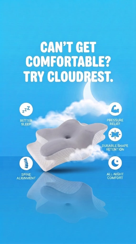 Sleep on a cloud. Wake up aligned.